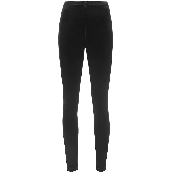 Velvet Leggings in Black