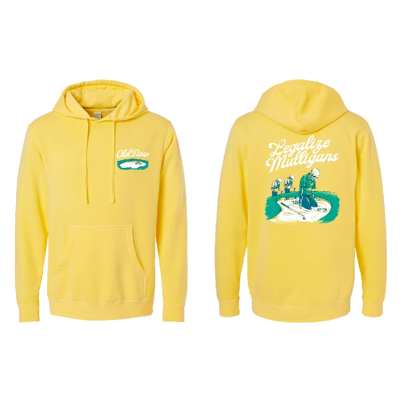 Legalize Mulligans Fried Egg Pigment Dyed Premium Hoodie