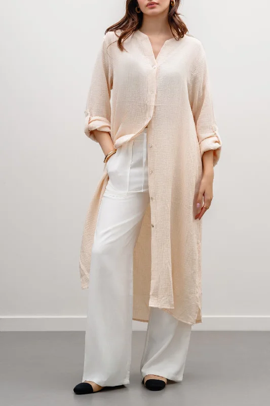 LONG MUSLIN TUNIC