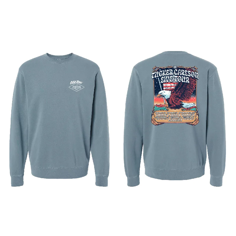 Tucker Carlson Live Tour Vintage Crewneck