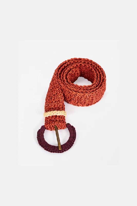Raffia Belt By Surkana