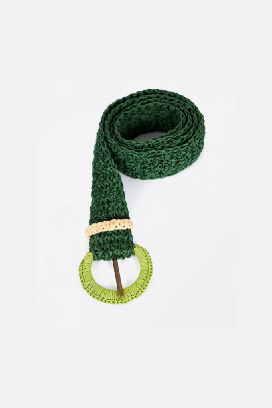 Raffia Belt By Surkana