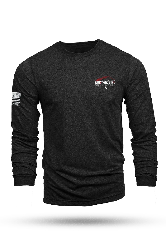 Long Sleeve Tri-Blend - Nine Line Foundation