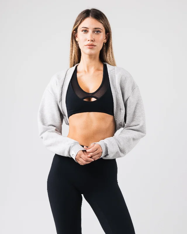 Overlay Shrug - Heather Cloud