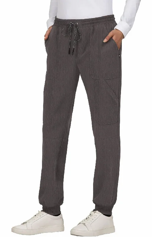 koi Women's Good Vibe Jogger Pant_Heather Grey