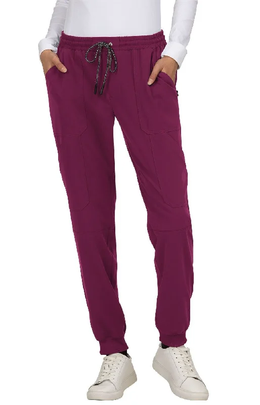 koi Women's Good Vibe Jogger Pant_Wine