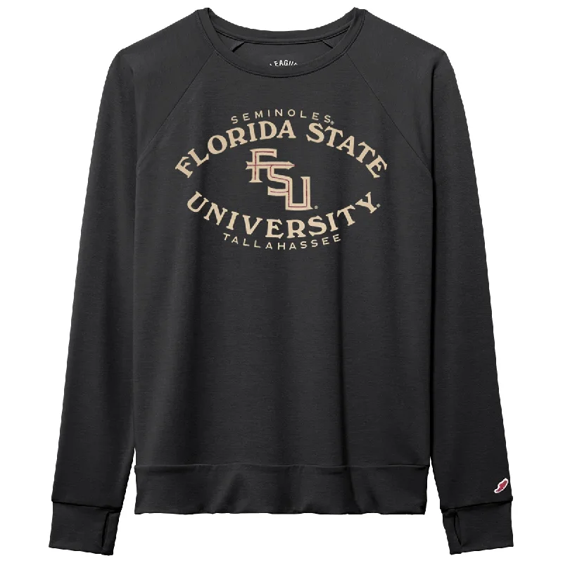 League Women's Florida State University/Stacked FSU Design Long Sleeve T-shirt - Black League Women's Florida State University/Stacked FSU Design Long Sleeve T-shirt - Black
