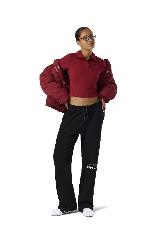 Staten Logo Wide Leg Sweatpants
